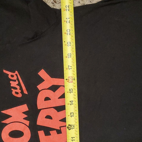 Vintage Tom and Jerry Front/Back Graphic T- Shirt Black - Picture 7 of 8